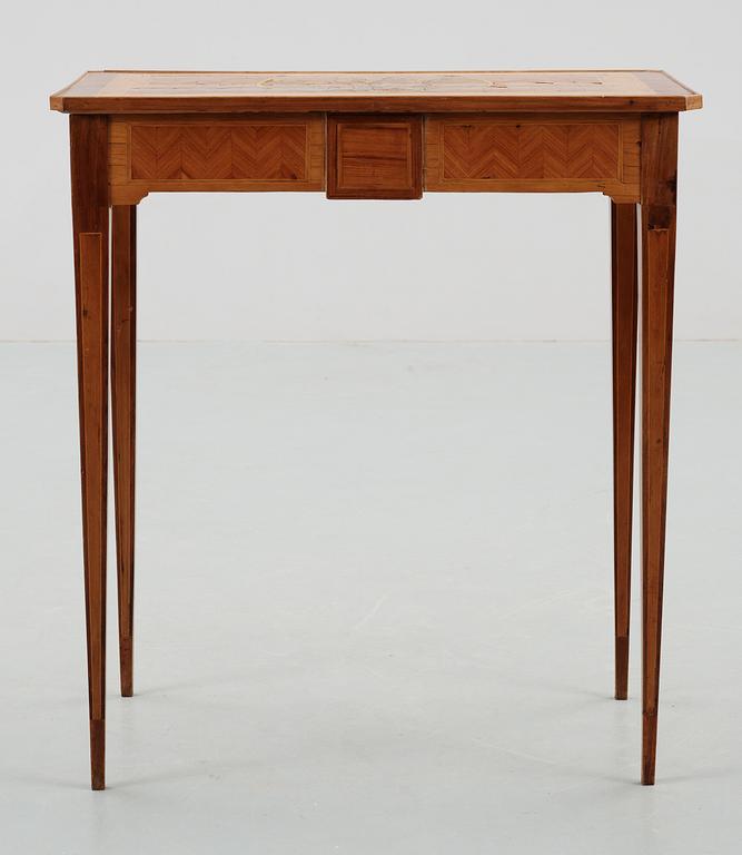 BORD. Stockholmsarbete, 1700-talets slut. Gustavianskt.