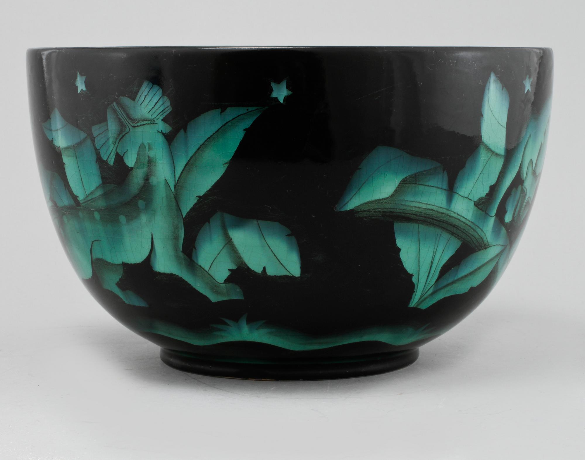 BÅLSKÅL, flintgods, Ilse Claesson, Rörstrand, 1930-tal.