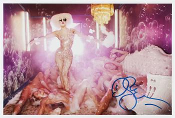 AUTOGRAFBILD, signerad David La Chapelle, 2000-tal.