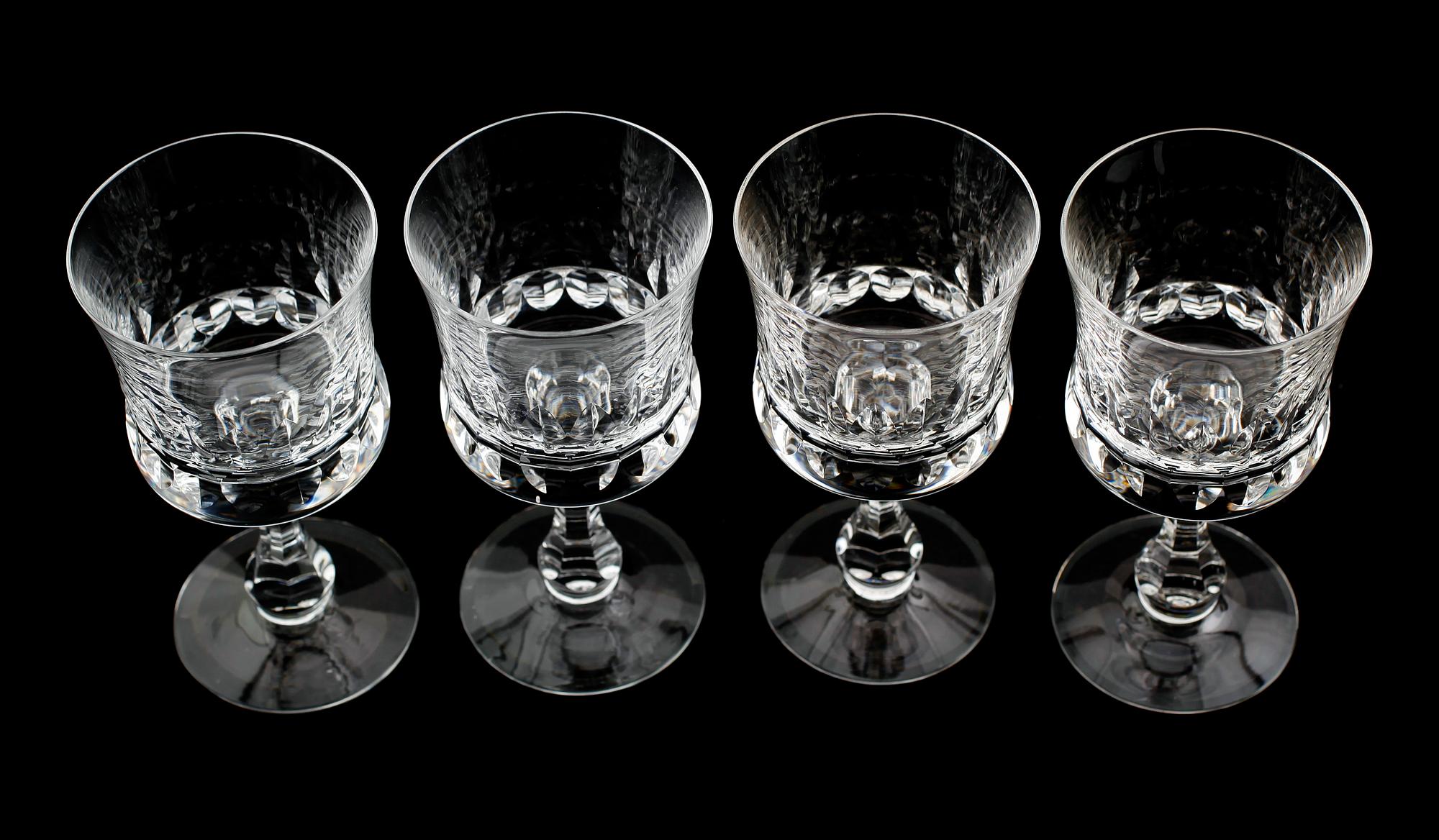 RÖDVINSGLAS, 12 st, "Prince", Göran Wärff, Kosta.