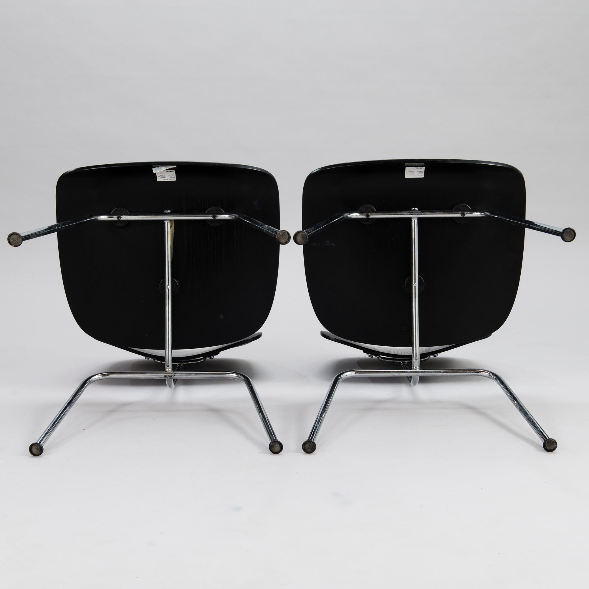 CHARLES & RAY EAMES, tuolipari, "DCM", Plywood Group, Vitra, 2005.