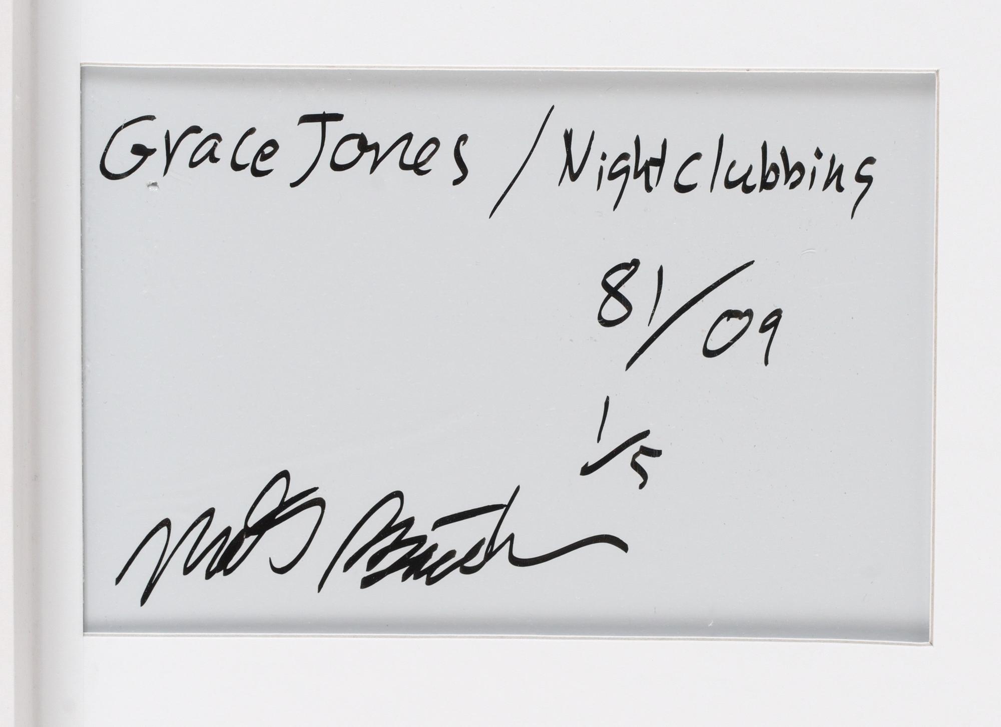 Mats Bäcker, "Nightclubbing (Grace Jones)".