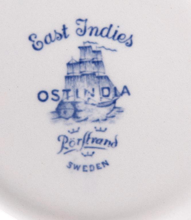 KAFFESERVISDELAR, 14 st, porslin, "Ostindia", Rörstrand.