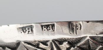 SALTKAR, 2 st, silver, Ryssland, en daterad 1824. Vikt ca 134 gram.