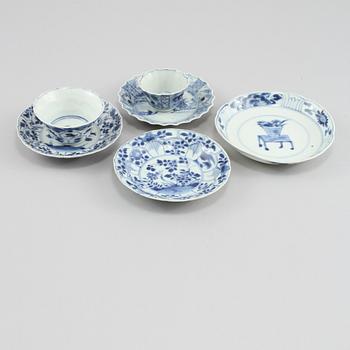 FAT och KOPPAR, 4 delar, Kina, Kangxi (1662 - 1722) och Qianlong (1736 - 1795).