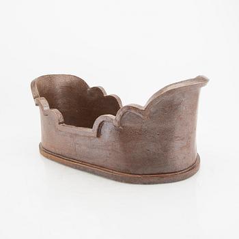 Signe Persson-Melin, a "Barca" saltglazed urn signed and dated (?).