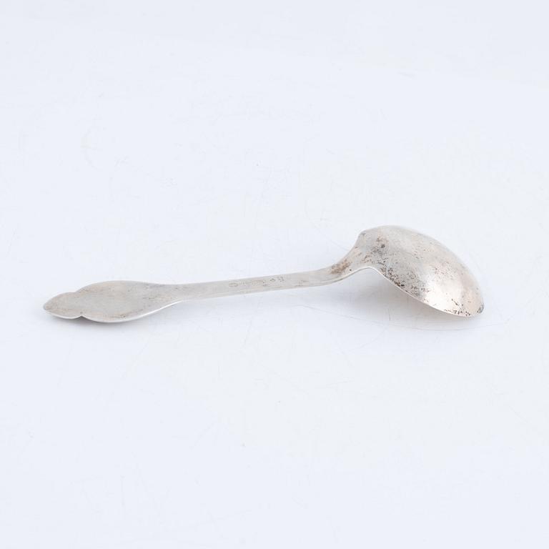 Evald Nielsen, serving spatula, silver, Denmark 1920s.