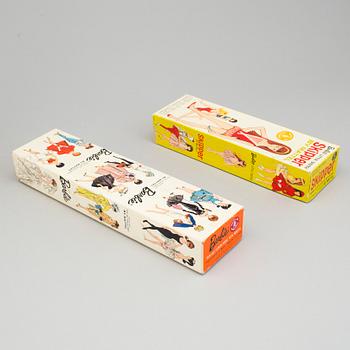BARBIEDOCKOR, 6 st, Mattel, 1960-tal.