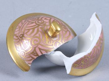 TALLRIKAR, 3 st, TEDOSA samt ASKFAT, 2 st, porslin, Bing & Gröndahl.