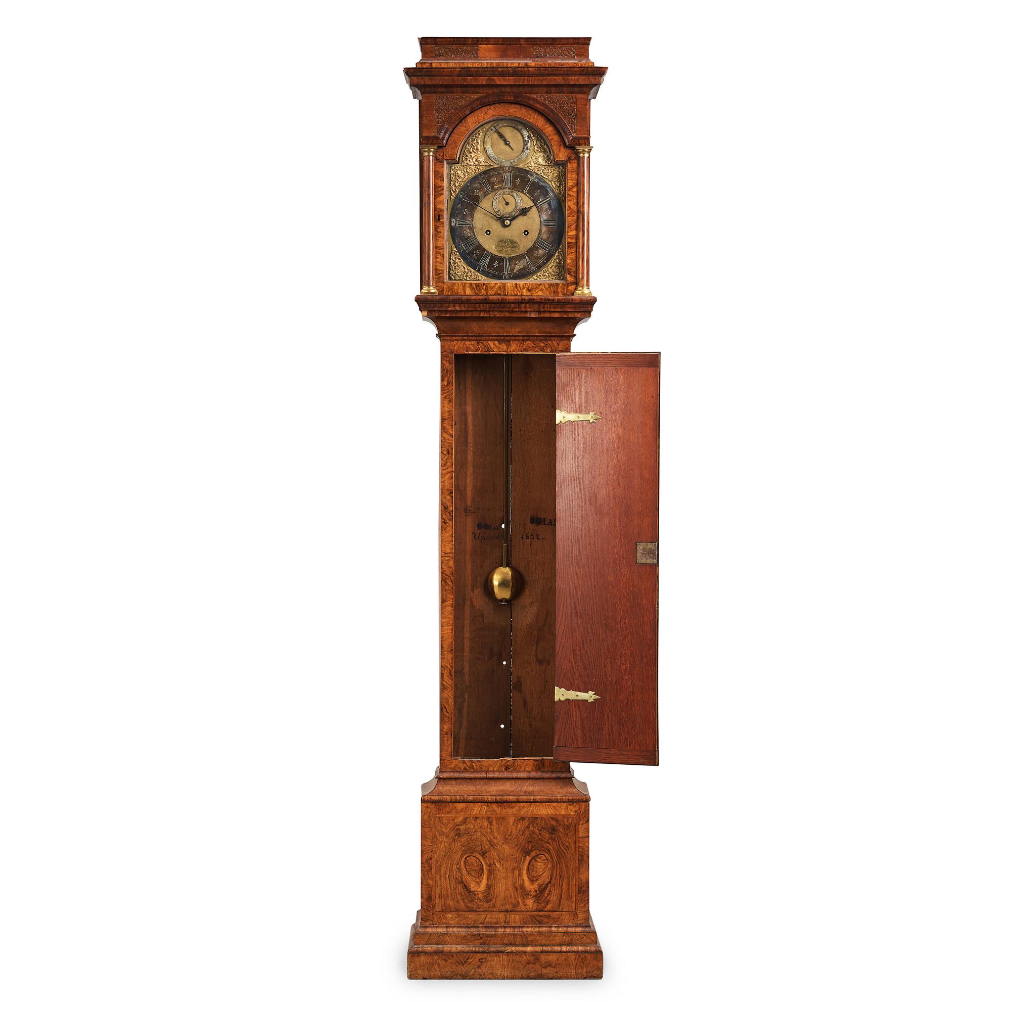 Daniel Quare and Stephen Horseman, London, an English early 18th century month-going longcase clock.