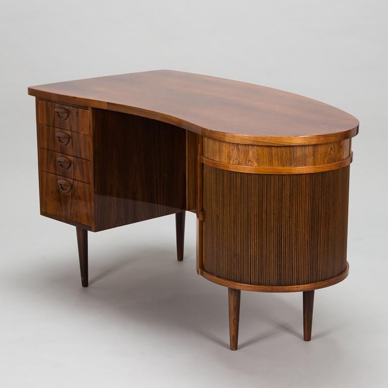 Kai Kristiansen, A 'Kidney 54' writing desk for FM Furniture, Feldballe Denmark 1950s.
