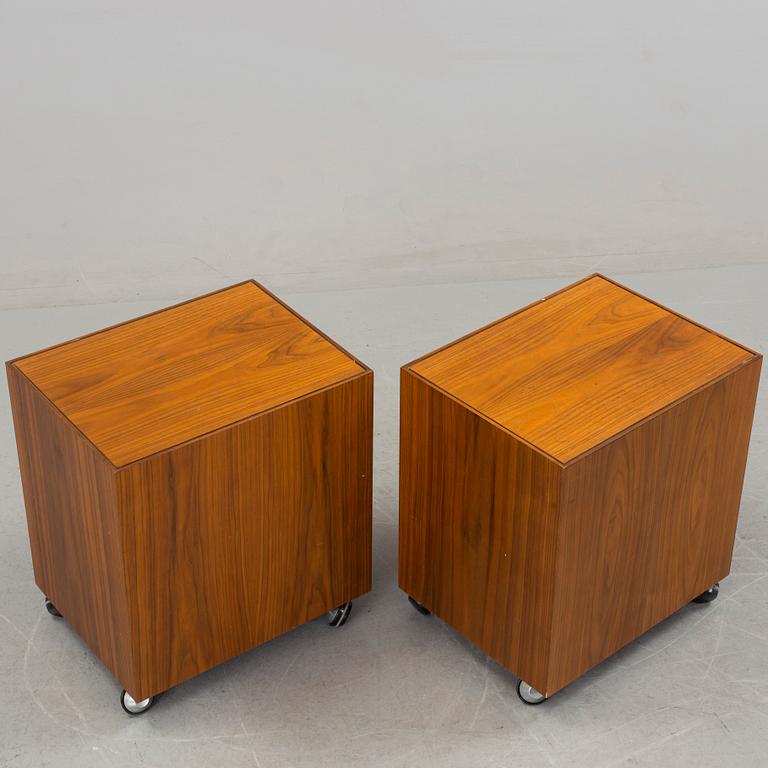 A pair of teak speakers, Dux Sound Project, 1960's.