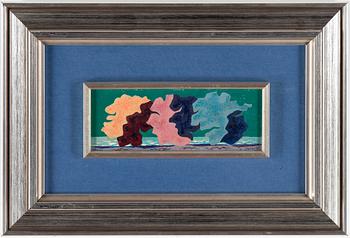 WALDEMAR LORENTZON, olja på papp-pannå, signerad.