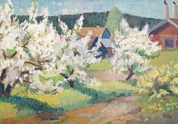 223. Onni Oja, "APPLE TREES IN BLOSSOM".