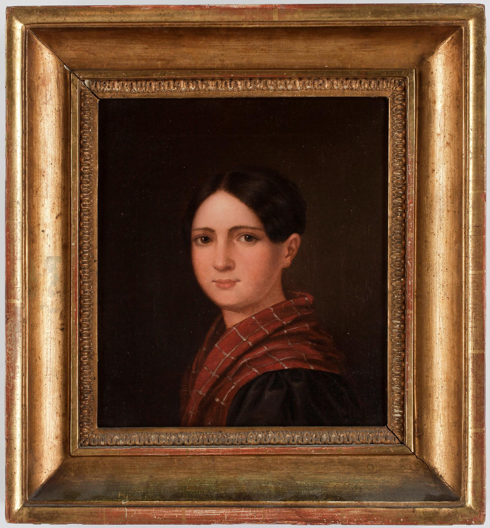 OKÄND KONSTNÄR, olja på duk, osign. 1800-tal.