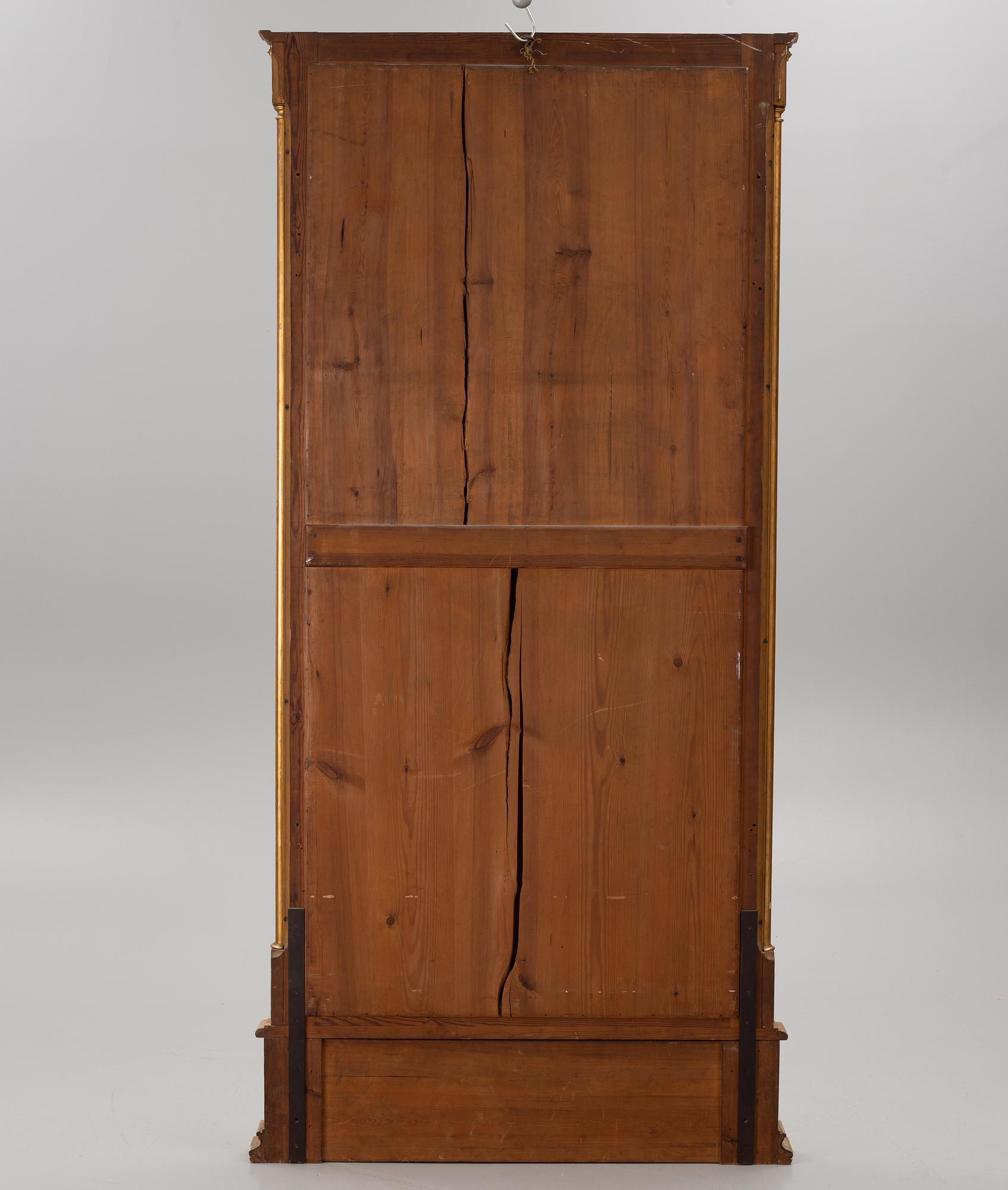 Golvspegel, nyrokoko, 1800-talets slut.