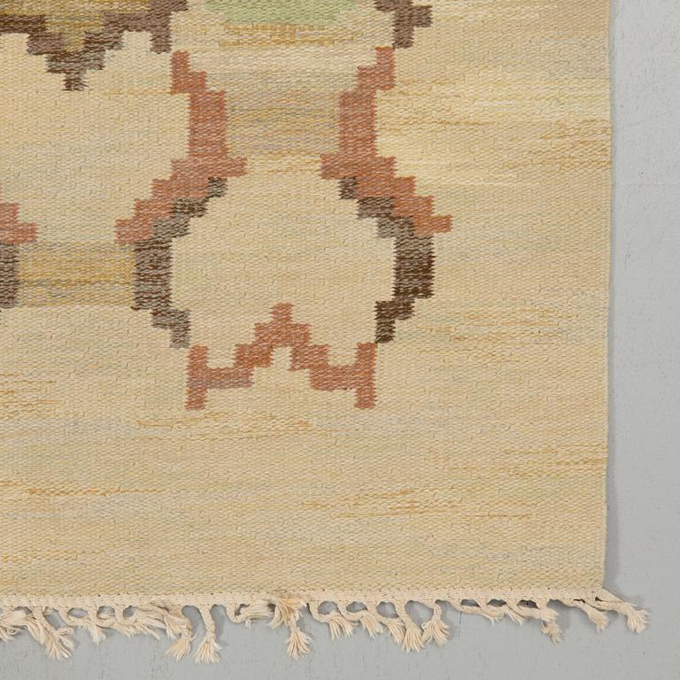 Judith Johansson, a "Bästhult", flat weave, c 244 x 170 cm, signed JJ:.