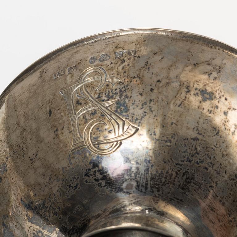 Punschmuggar, 21 st, silver, bl a Emma Johanssons Guldsmedsaffär, Arvidsjaur 1926.