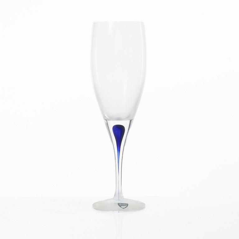 Erika Lagerbielke, A glassware set, 16 pieces, “Intermezzo”, Orrefors.