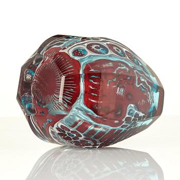 Edvin Öhrström, vas, ariel, glas, Orrefors, 1956, nr 363F.