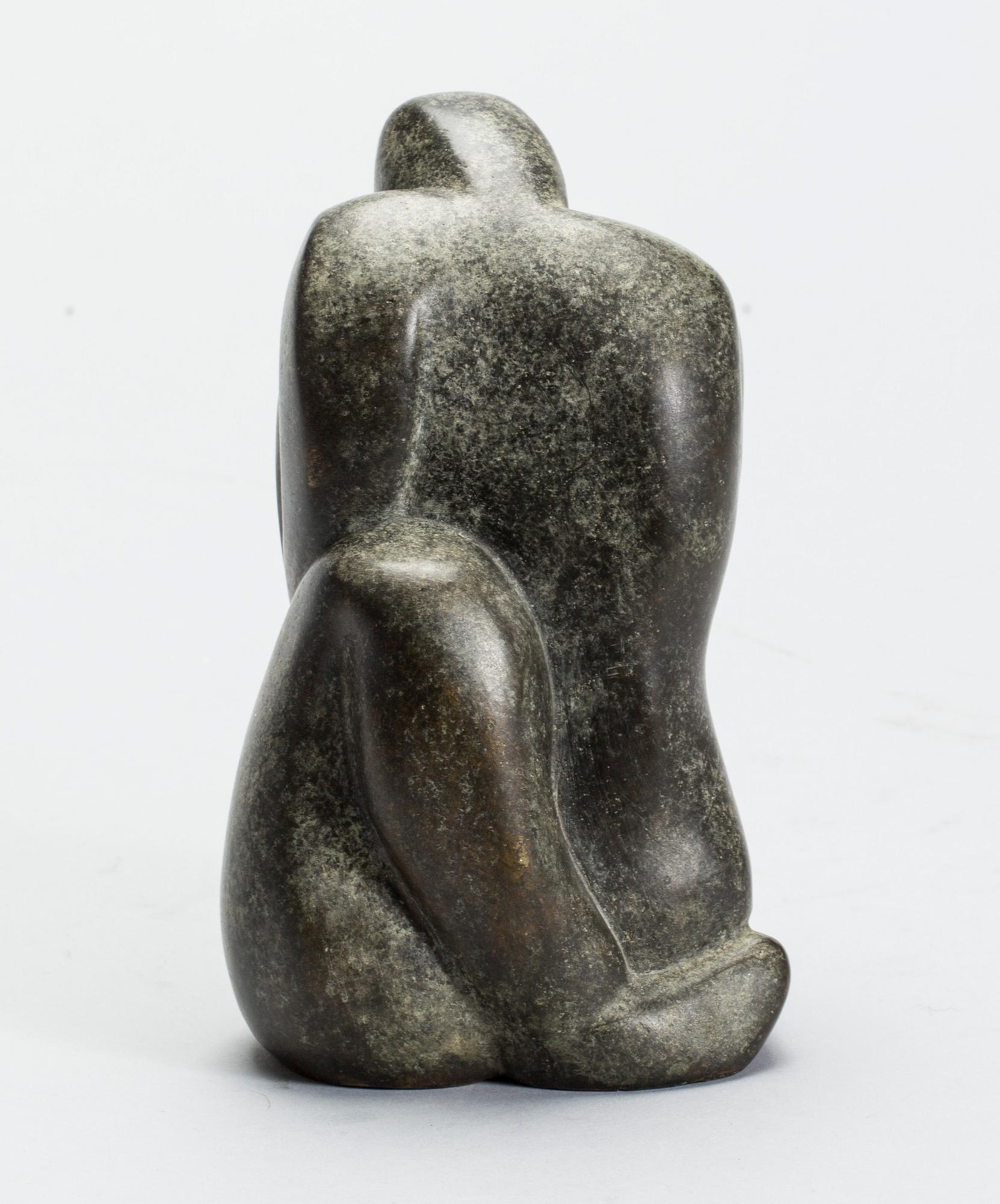 OKÄND KONSTNÄR, skulptur, brons, monogramsignerad CT och numrerad 3/3.