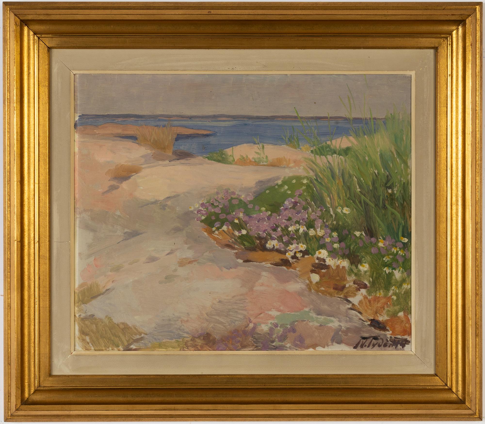 Nils Tydén, oil on panel, signed.