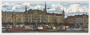 EHREN, SVEN OLOF, färglitografi. Sign o dat.