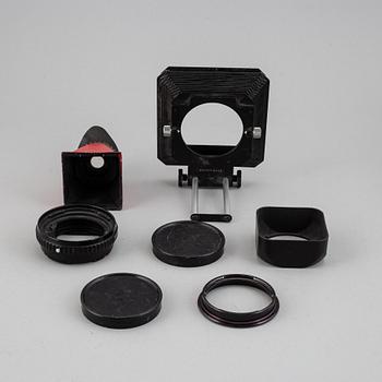 A Hasselblad 500 C/M camera.