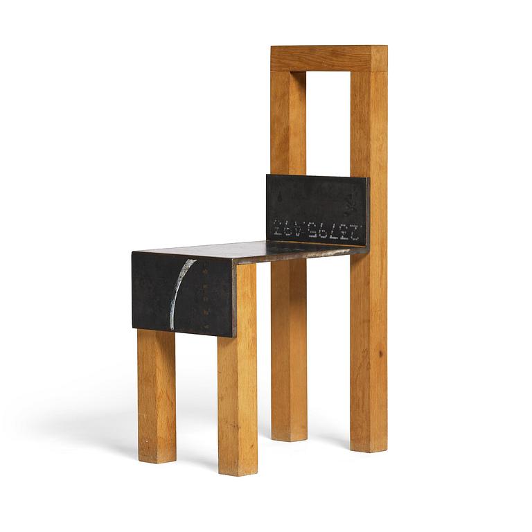 Jonas Bohlin, a "Sto" chair, ed. 4/70, Jonas Bohlin Design AB, Stockholm, post 1990.