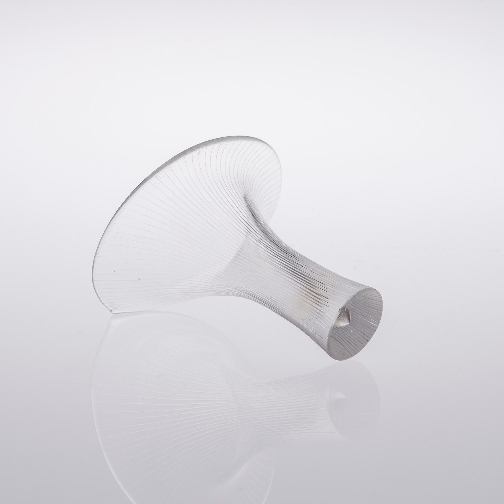 TAPIO WIRKKALA, MALJAKKO, glas, "Kantarelli", signerad Tapio Wirkkala Iittala.