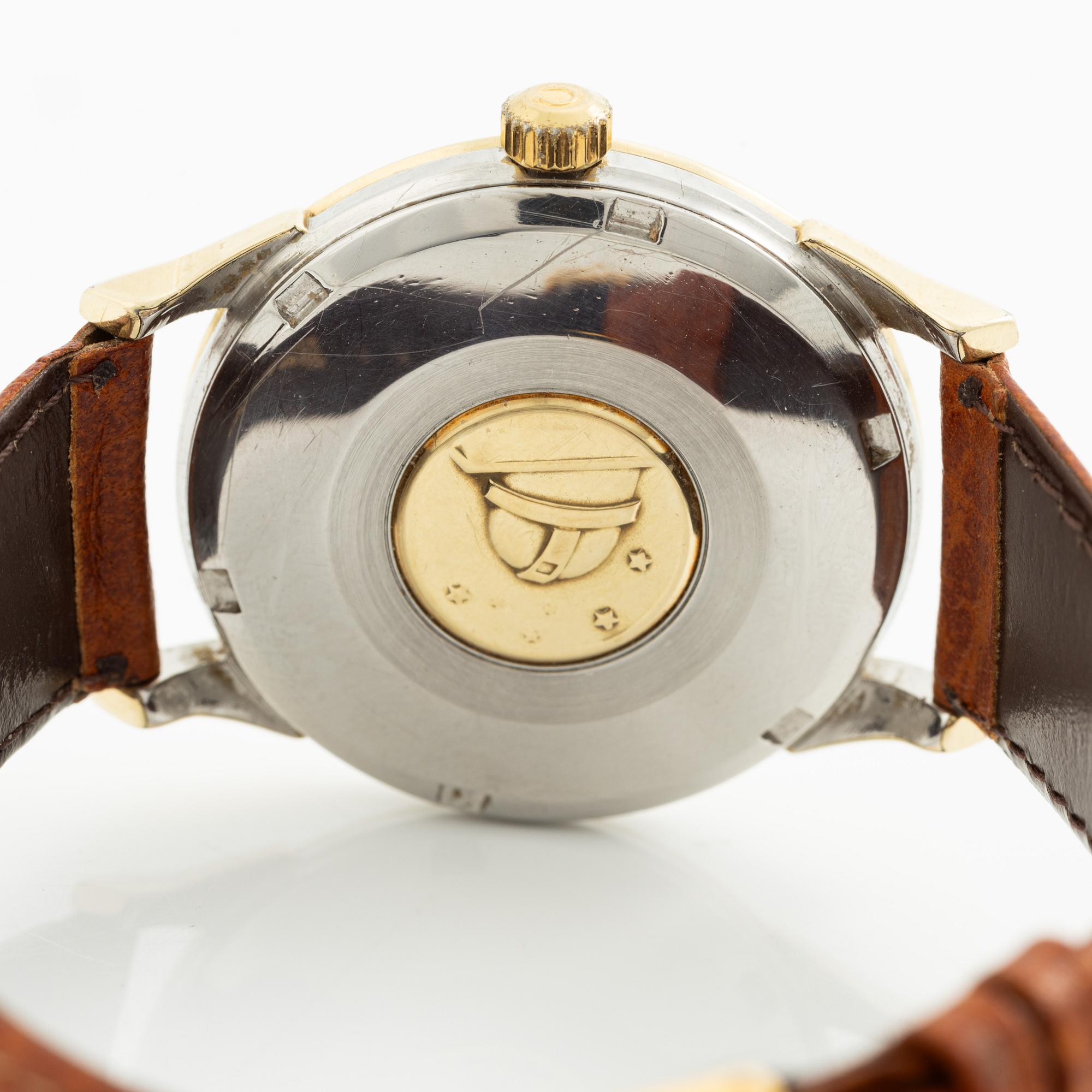 Omega, Constellation, Chronometer, "Pie-Pan", wristwatch, 34 mm.