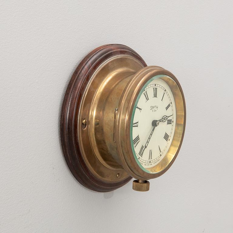 Skeppsklocka "8 day" Smith 1900-talets andra hälft.