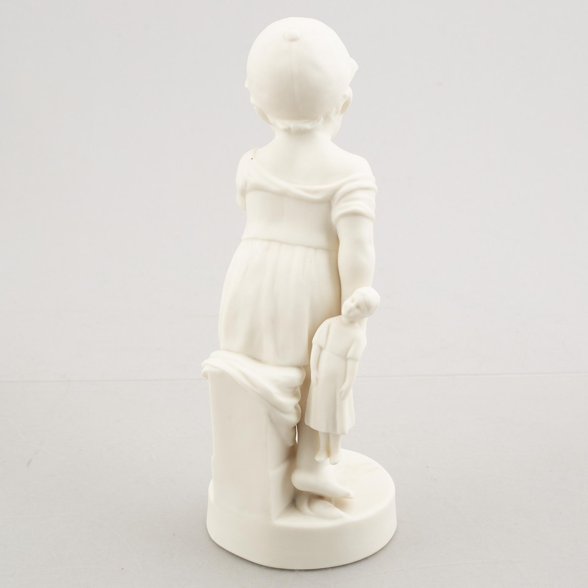 Three figurines, Gustafsberg, circa 1900.