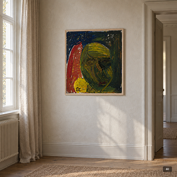 Erland Cullberg, Yellow-green figure.