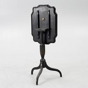 Folding table, late 19th century.