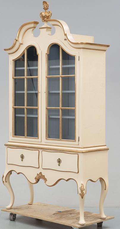 MATSALSGRUPP, 18 delar, rokokostil, Lysberg  och Hansen A/S, Kgl. Hofleverandör Palaegade Köbenhavn,1900-tal.