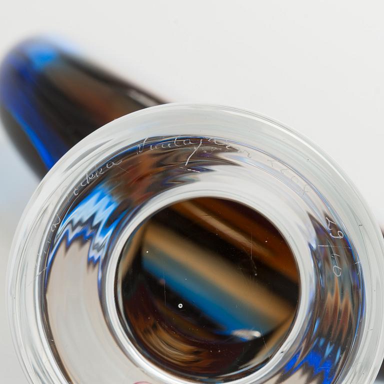 Oiva Toikka, skulptur, "Lollipop", signerad Oiva Toikka, Nuutajärvi 2008 29/60.