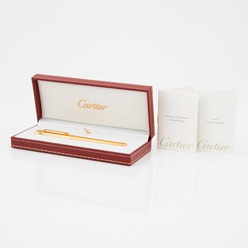 Cartier, reservoarpennor, 2st, "Stylo Plume" och "Stylo Bille Diabolo de Cartier".