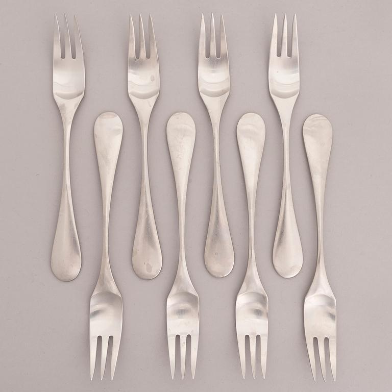 A 28-piece set of 'Mango' steel cutlery by Nanny Still, Hackman Finland 18/8.