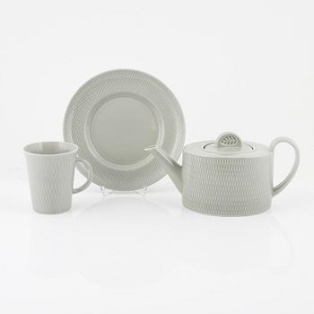 Signe Persson-Melin, a porcelaine teaservice, 'SPM', Rörstrand (15 pieces).