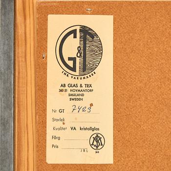 Spegel, Glas & Trä, Hovmantorp, 1900-talets mitt.