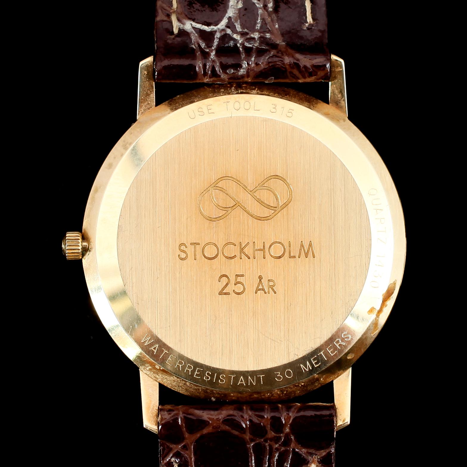 ARMBANDSUR, 14 k guld, Omega.
