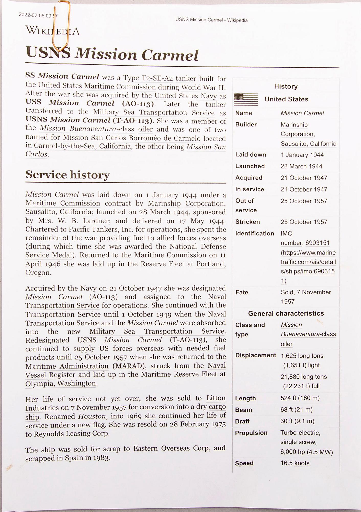 A taffrail ship-logg from  Thomas Walker & Sons,"Excelsior". Birmingham, first half of the 20th century.