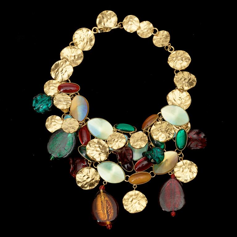 A necklace by Yves Saint Laurent.