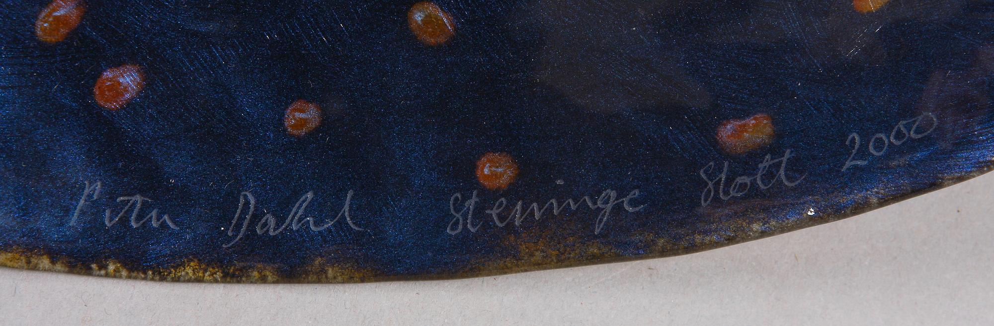 SKÅLFAT, glas. Sign Peter Dahl, Steninge Slott 2000. 15/500. "Cellus".