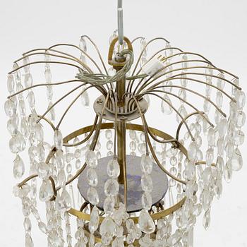 Ljuskrona, gustaviansk stil, omkring år 1900.