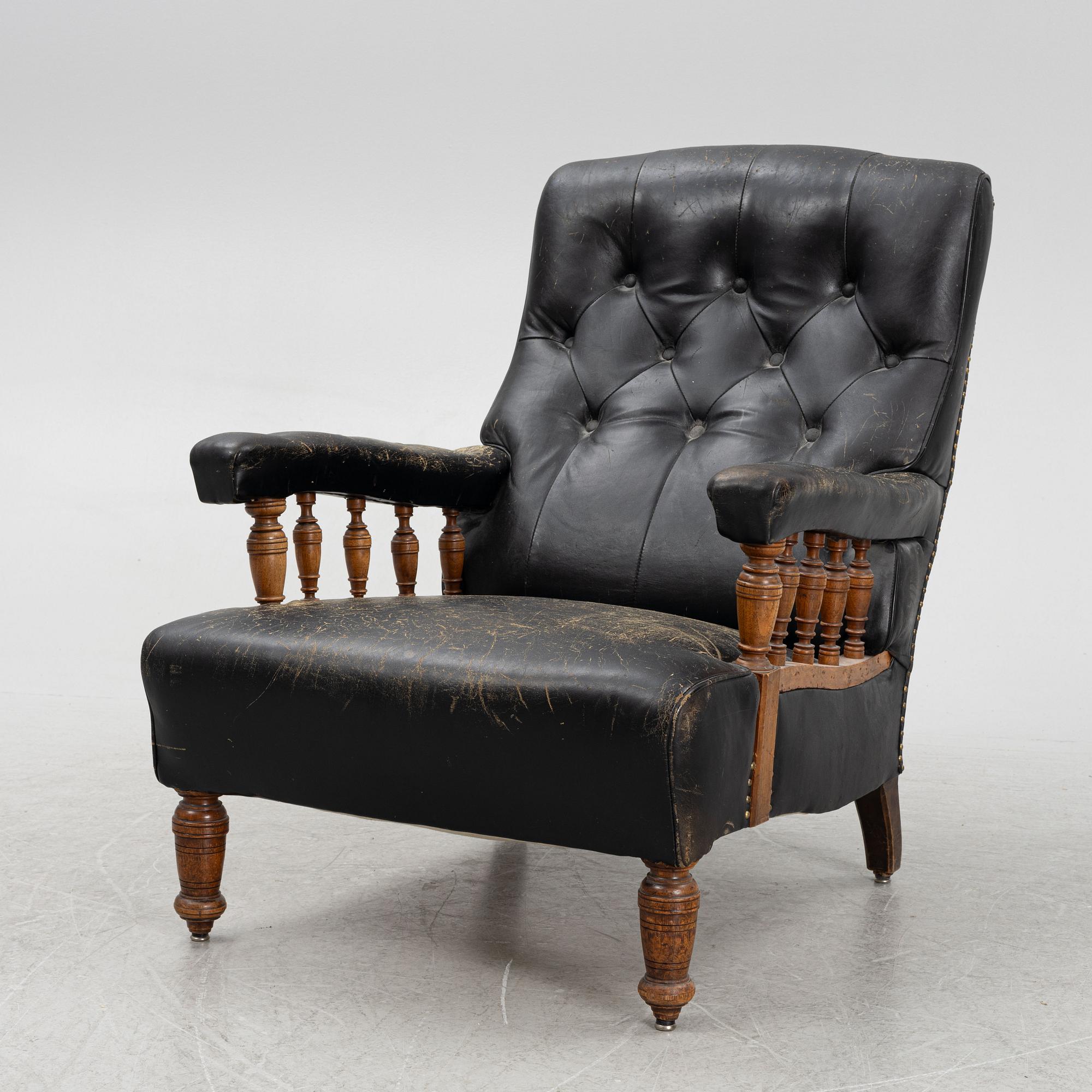 Fåtölj, sent 1800-tal.