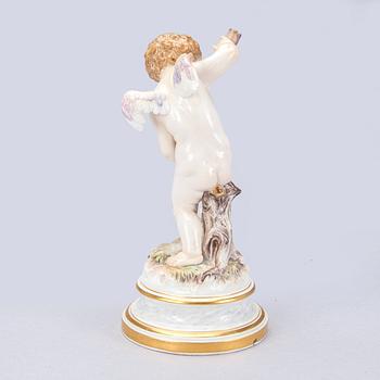 FIGURIN, porslin, Meissen, 1800-tal.