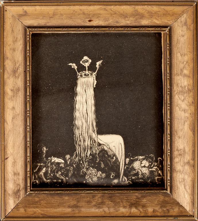 JOHN BAUER, 10 st, litografier, osignerade.