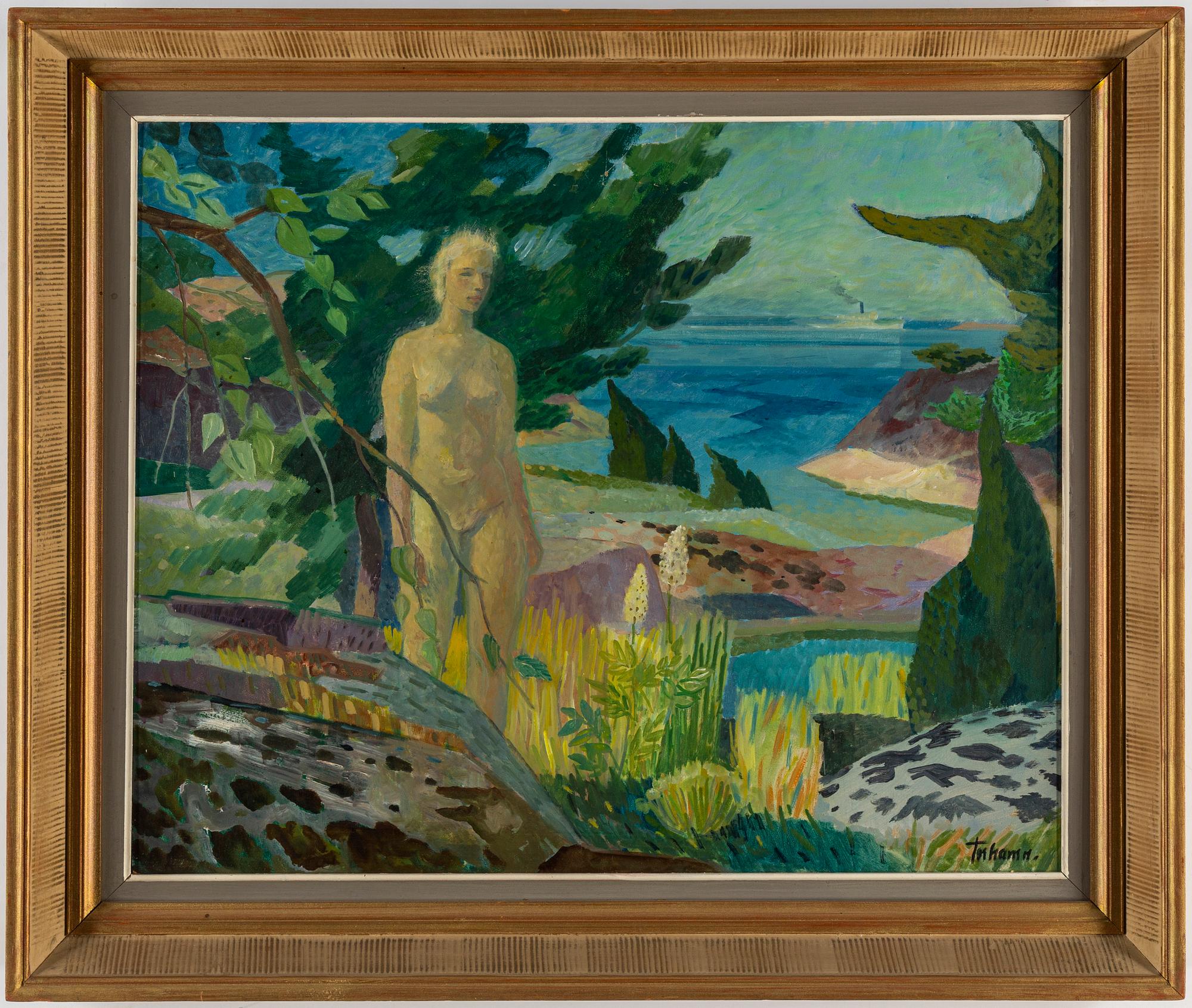GUNNAR TORHAMN, oil on panel, signed.